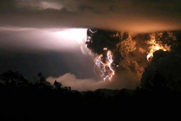 volcano lightning form